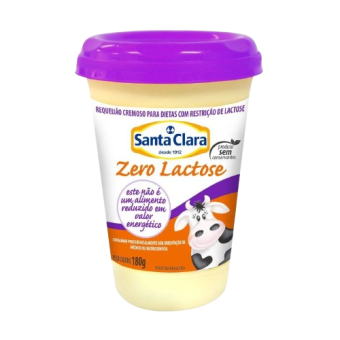 REQUEIJAO SANTA CLARA ZERO LACTOSE 180G