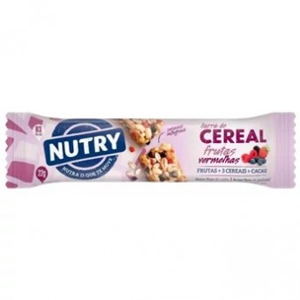 BARRA DE CEREAL NUTRY FRUTAS VERMELHAS