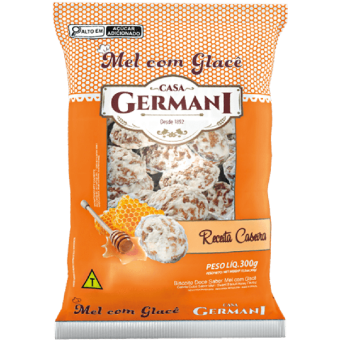 BISCOITO GERMANI  MEL COM GLACE 300G