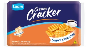 BISCOITO CREAM CRACKER LUAM 300G