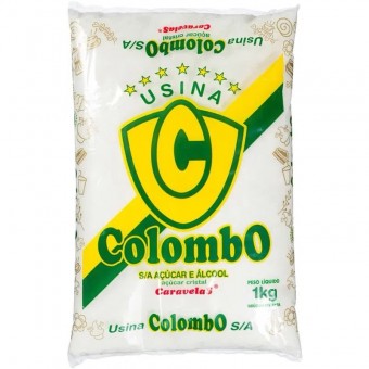 ACUCAR CRISTAL COLOMBO 1KG