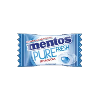 CHICLETE MENTOS PURE FRESH AZUL 2G
