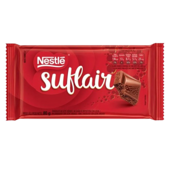 CHOCOLATE NESTLE SUFLAIR AO LEITE 80GR