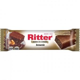 BARRA DE CEREAL RITTER BROWNIE 25G
