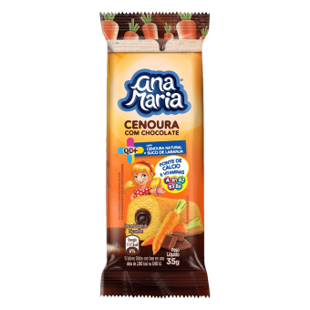 BOLINHO ANA MARIA CENOURA COM CHOCOLATE 35G