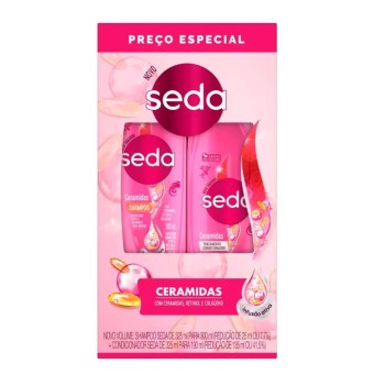KIT SHAMPOO E COND. SEDA CERAMIDAS