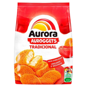 FRANGO EMPANADO CONGELADO AUROGGETS 275G