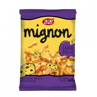 BISCOITO ZEZE MIGNON QUEIJO 60 GR