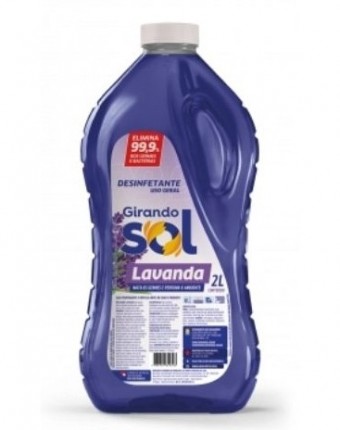 DESINFETANTE GIRANDO SOL LAVANDA 2L