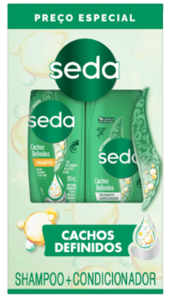 KIT SHAMP.+COND. SEDA CACHOS DEFINIDOS 300ML+190ML