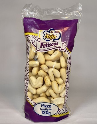 BISCOITO SALGADO NAJU PETISCO PIZZA 120G