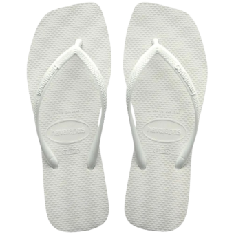 HAVAIANAS SAND SLIM SQUARE FC BRANCO 37/38