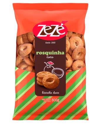 BISCOITO ZEZÉ ROSQUINHA COCO 300G