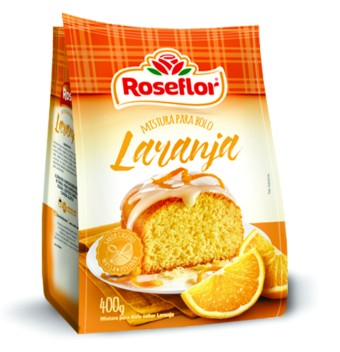 MISTURA PARA BOLO ROSEFLOR LARANJA 350G