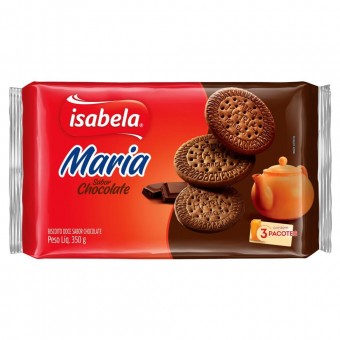 BISCOTO ISABELA MARIA CHOCOLATE 350G