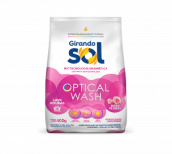 SABAO EM PO GIRANDO SOL ROSA FLORAL 400G