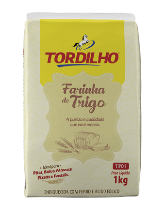 FARINHA DE TRIGO TORDILHO TIPO 1 1KG