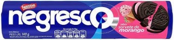 BISCOITO NEGRESCO SORVETE DE MORANGO 140G