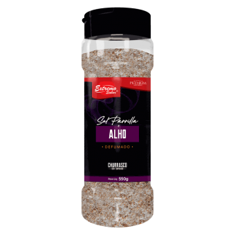 SAL PARRILLA E ALHO DEFUMADO EXTREMO SABOR 550G