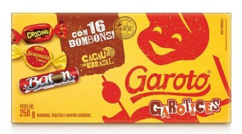 CAIXA DE BOMBOM GAROTO 250G