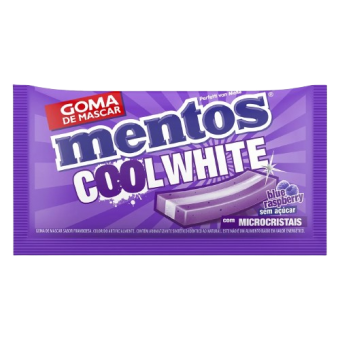 CHICLETE MENTOS COOL WHITE BLUE RASPBERRY