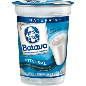 IOGURTE NATURAL BATAVO INTEGRAL 170G