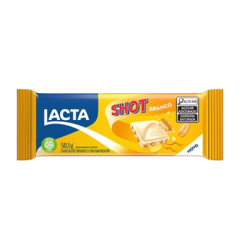 CHOCOLATE LACTA SHOT BRANCO 50,1G