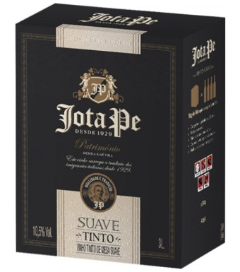 VINHO JOTA PE TINTO SUAVE TRADICIONAL 3L