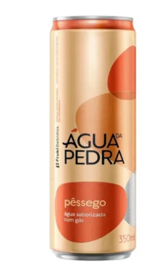 AGUA DA PEDRA PESSEGO 350ML