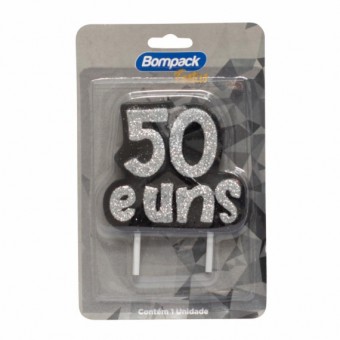 VELA ESPECIAL BOMPACK 50 E UNS PRATA UND