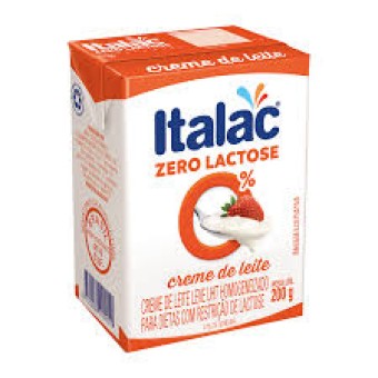 CREME DE LEITE ITALAC ZERO LACTOSE 200G