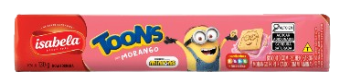 BISCOITO RECHEADO ISABELA TOONS MORANGO 130G