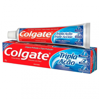 CREME DENTAL COLGATE TRIPLA ACAO 90G