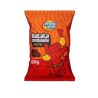 BATATA ONDULADA CHURRASCO PRATIC LEVE 80G