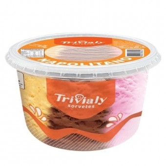 SORVETE TRIVIALY NAPOLITANO 1L