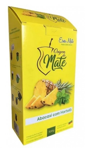 ERVA MATE ORIGEM ABACAXI COM HORTELÃ 500G