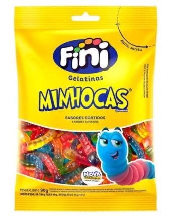 BALA GEL FINI MINHOCAS 80G