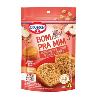 BOLINHO MACA+CANELA+AVEIA+LIN OETKER 50G