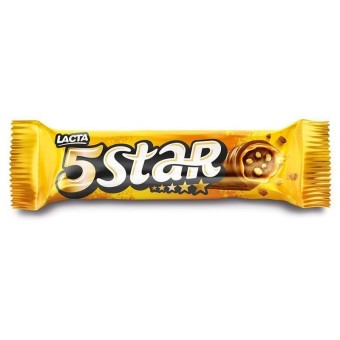 CHOCOLATE LACTA 5 STAR 40G