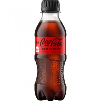 REFRIGERANTE COCA COLA ZERO PET 200ML