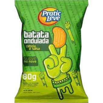 BATATA ONDULADA CEB/SALSA PRATIC LEVE 80G