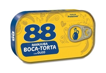 SARDINHA MANJUBA BOCA TORTA 88 C/OLEO 125G