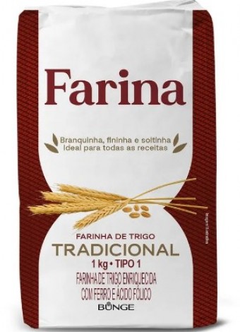 FARINHA DE TRIGO FARINA TIPO1 1KG