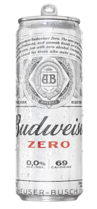 CERVEJA BUDWEISER ZERO LATA 350ML