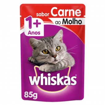 WHISKAS SACHE CARNE 85G