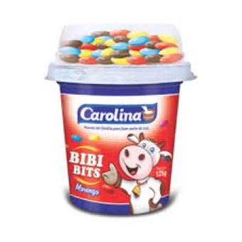 BEBIDA LACTEA BIBI BITS MORANGO E CONFEITOS COPO CAROLINA 125G