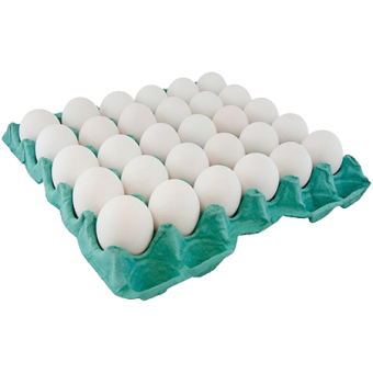 OVO BRANCO CARTELA C/30