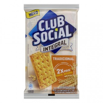 BISCOITO CLUB SOCIAL INTEGRAL 144G