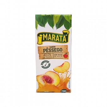 SUCO MARATA NECTAR PÊSSEGO 200ML