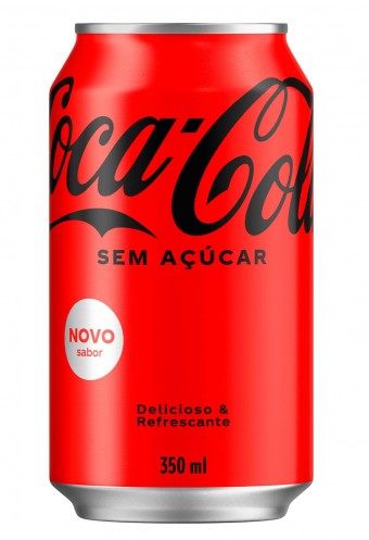 REFRIGERANTE COCA COLA ZERO LATA 350ML